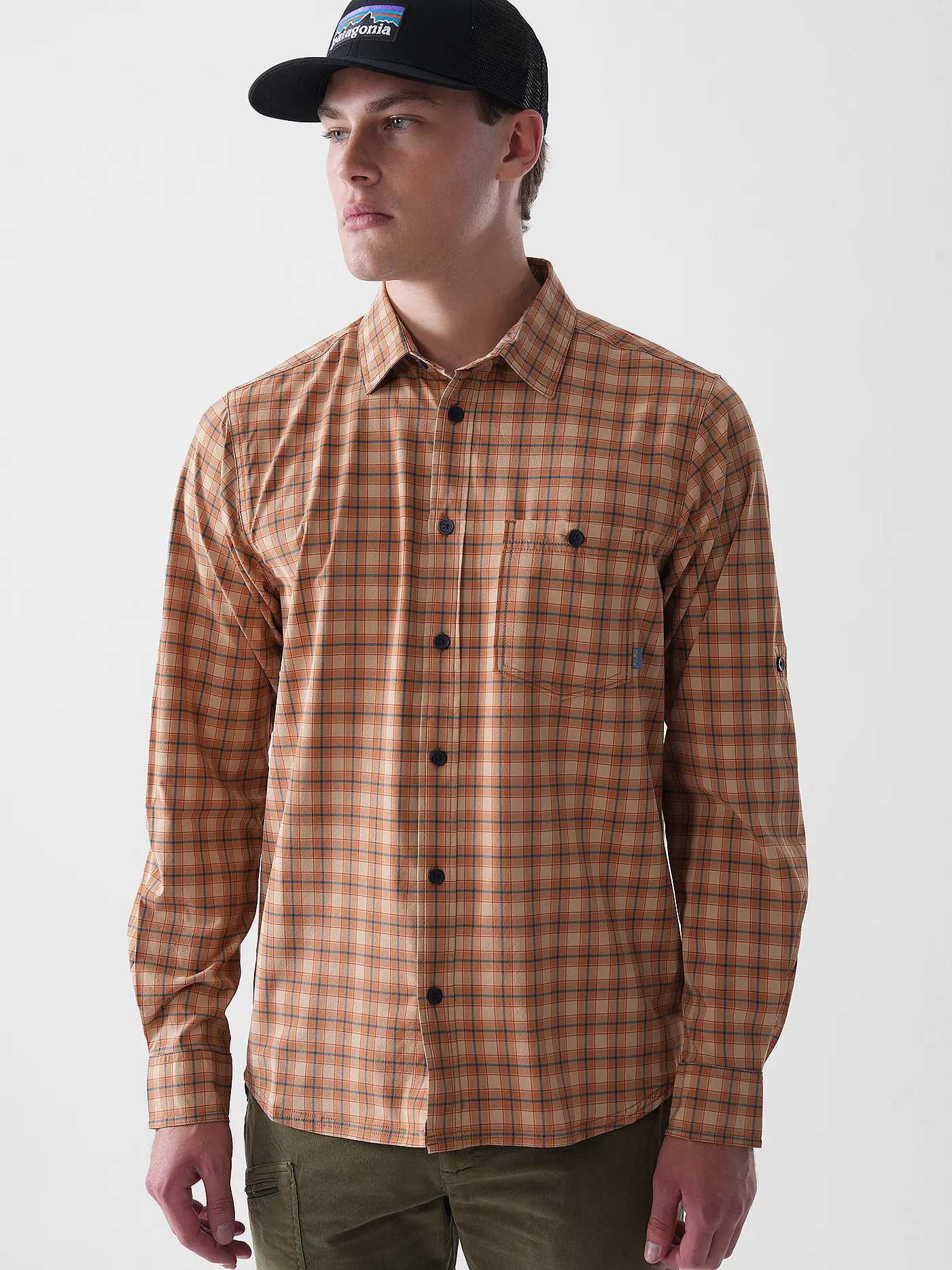 MERU |  Herren Outdoorhemd Peania | kupfer